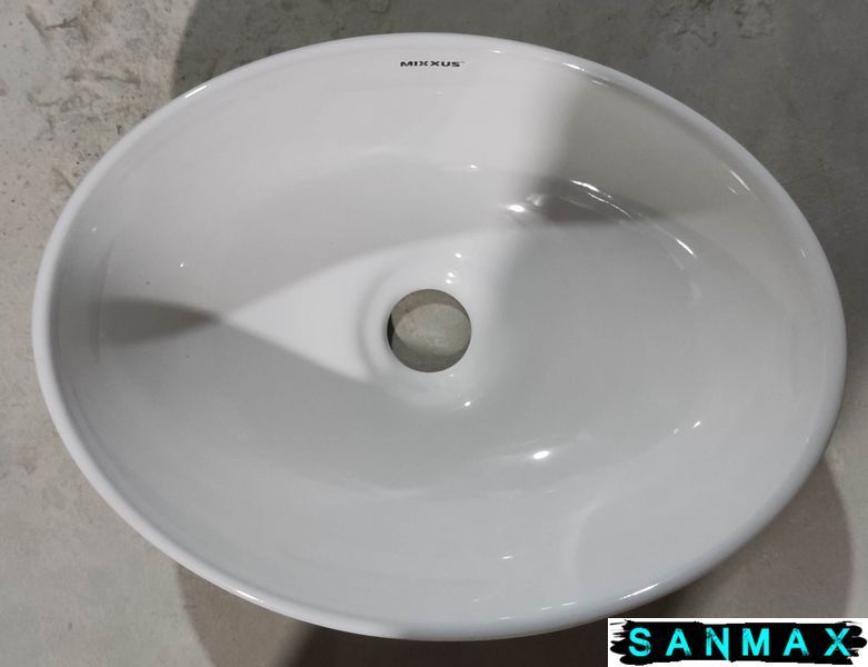 Раковина накладна Mixxus Premium Ellipse-0107 345х265х120mm (MP6525) MP6525 фото