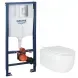 Інсталяційний комплект пневмо Grohe Set Унітаз Topper-0302-T3 + Інсталяція 38772001 панель Хром (38772001TOPPER0302T3) 38772001TOPPER0302T3 фото 1