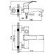 Змішувач для ванни з коротким виливом Ledeme LM3242C (кол. бронза) (LL0648) LL0648 фото 2