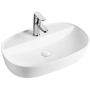 Умивальник накладний керамічний Mixxus Premium Ellipse-0202 610x400x120mm (MP6483) MP6483 фото