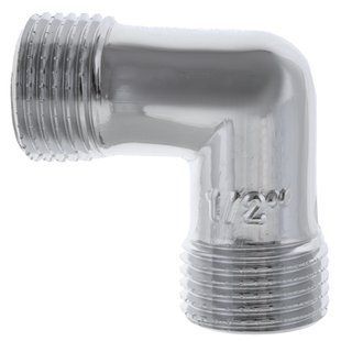 Кут хромований 1/2 зовнішня-зовнішня Koer KF.L06M.CHR (KF0130) KF0130 фото