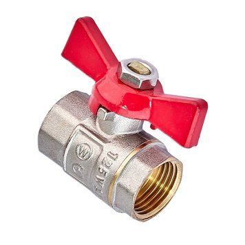 Кран кульовий 1/2 БГГ Вода Waterpro Червоний метелик (WP3290) WP3290 фото