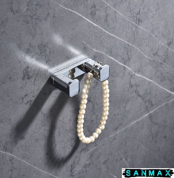 Гачок подвійний Koer AS-0101-2-01 колір хром глянець (KR6157) KR6157 фото