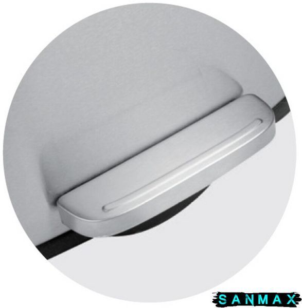 Відро для сміття з плавним закриттям прямокутне Mixxus Bevel-TC0105 SS Color 5л колір наржавійка (MI7086) MI7086 фото
