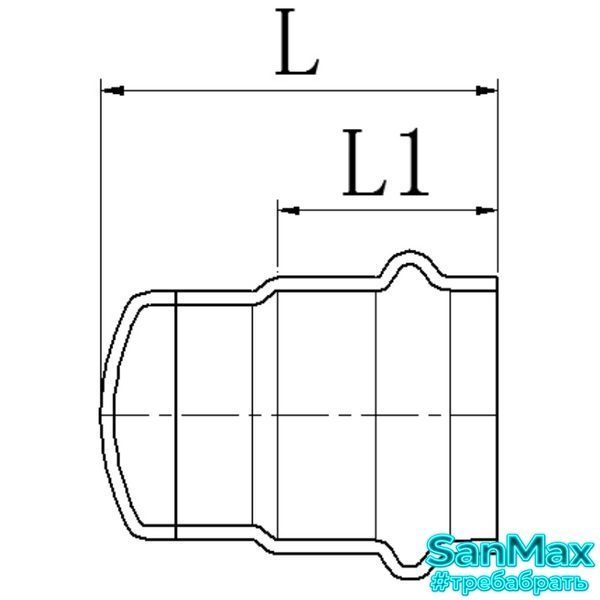 Заглушка Koer KQ.P22 Press-Inox AISI 304 22 (KR6448) KR6448 фото
