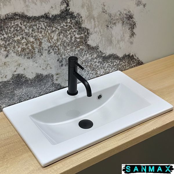 Умивальник врізний Vbi Teora 60 Білий VBI-018051 фото