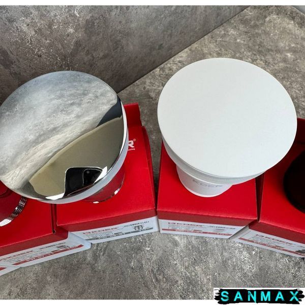 Донний клапан для умивальника без переливу Koer PW-08-01 Хром (KR5786) KR5786 фото