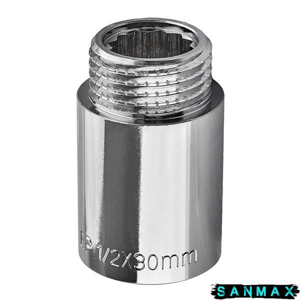 Подовжувач Europroduct EP.E030.Chr - 1/2"MF-30мм хром (EP6125) EP6125 фото