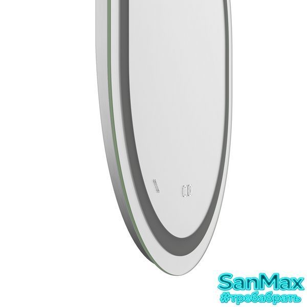 Дзеркало Mixxus Premium Ellipse MV05-80x70-Reverse (Led Touch, Anti-fog, димер (3-6,5kK)) (MP6643) MP6643 фото