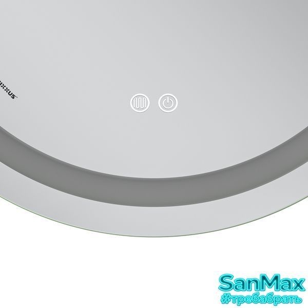 Дзеркало Mixxus Premium Ellipse MV05-80x70-Reverse (Led Touch, Anti-fog, димер (3-6,5kK)) (MP6643) MP6643 фото