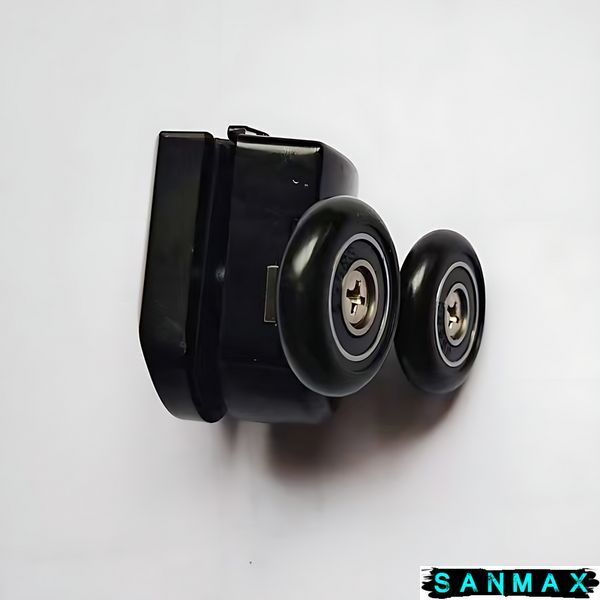 Ролики для душових кабін подвійні колеса Mixxus Premium ROLLERS SCP05-1 BLACK верхні (25mm для DIVERSE SC03) (MI8168) MI8168 фото