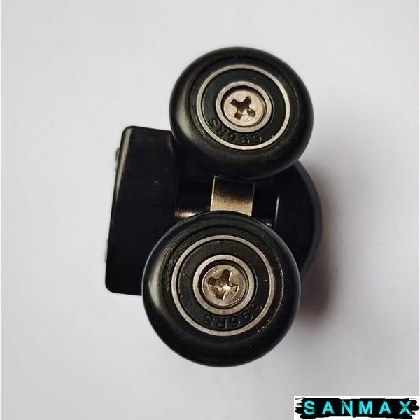 Ролики для душових кабін подвійні колеса Mixxus Premium ROLLERS SCP05-1 BLACK верхні (25mm для DIVERSE SC03) (MI8168) MI8168 фото
