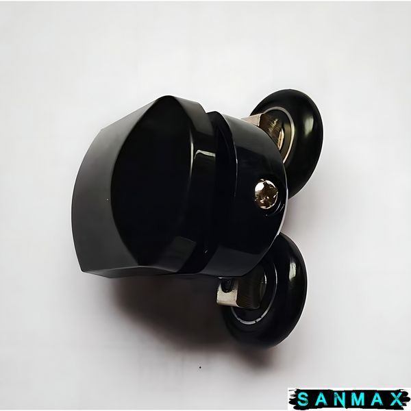 Ролики для душових кабін подвійні колеса Mixxus Premium ROLLERS SCP05-1 BLACK верхні (25mm для DIVERSE SC03) (MI8168) MI8168 фото