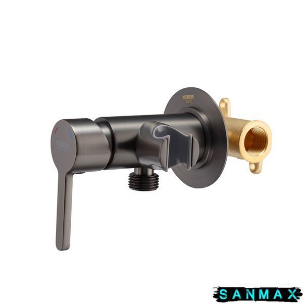 Змішувач для гігієнічного душу Koer KB-23029-07 Графіт (KR5499) KR5499 фото