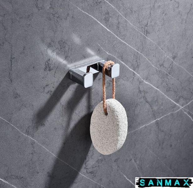 Гачок подвійний Koer AS-0101-2-01 колір хром глянець (KR6157) KR6157 фото