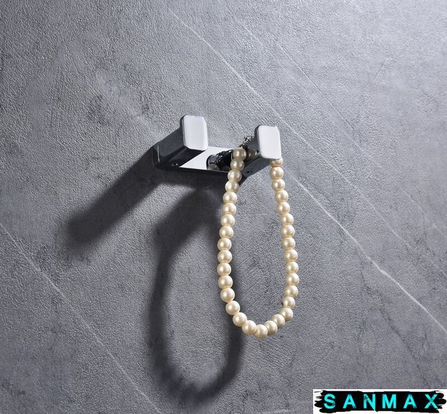 Гачок подвійний Koer AS-0101-2-01 колір хром глянець (KR6157) KR6157 фото