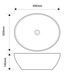 Раковина накладна Mixxus Premium Ellipse-0108 Edge Чорний 400х330х145mm (MP6527) MP6527 фото 3