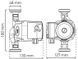 Насос циркуляційний Koer KP.GRS-25/4-180 (KP0248) KP0248 фото 4