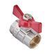 Кран кульовий 1/2 БГГ Вода Waterpro Червоний метелик (WP3290) WP3290 фото 4