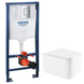 Інсталяційний комплект пневмо Grohe Set Унітаз Diverse-0301-T1 + Інсталяція 38772001 панель Хром (38772001DIVERS0301T1) 38772001DIVERS0301T1 фото 8