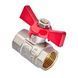 Кран кульовий 1/2 БГГ Вода Waterpro Червоний метелик (WP3290) WP3290 фото 2