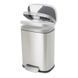 Відро для сміття з плавним закриттям прямокутне Mixxus Bevel-TC0105 SS Color 5л колір наржавійка (MI7086) MI7086 фото 4