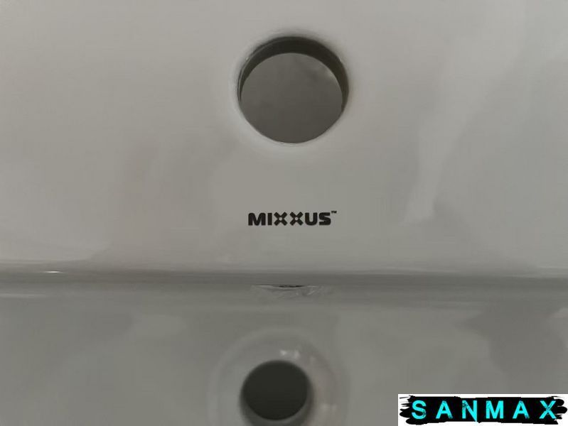 Умивальник накладний керамічний Mixxus Premium Style-1504 1000х480х190mm з отвором під змішувач та переливом (MP6501) MP6501 фото