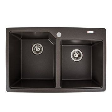 Гранітна мийка для кухні Valeso Harmony 7850 матова Темна Скеля SP000047022 фото