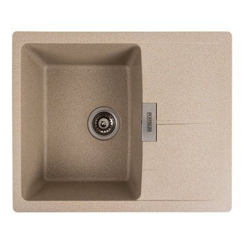 Гранітна мийка для кухні Platinum 6250 ZIRKONE матовий Сафарі SP000040790 фото