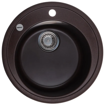 Мийка кухонна Zerix ZS-510R-12 Коричнева (ZX4536) ZX4536 фото