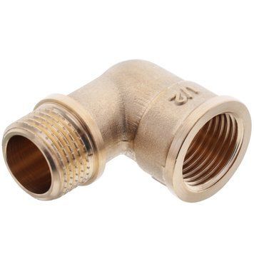 Кут латунний 1/2 внутрішня-зовнішня Koer KF.L06MF.WN (KR2998) KR2998 фото