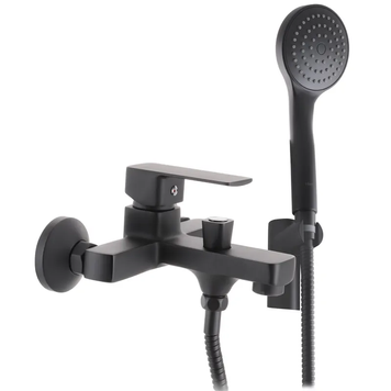 Змішувач для ванни Haiba Kubus 009 Euro Чорний (HB3932) HB3932 фото