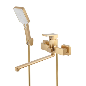 Змішувач для ванни Haiba Gaudi 006 Euro Brushed Gold (HB9598) HB9598 фото