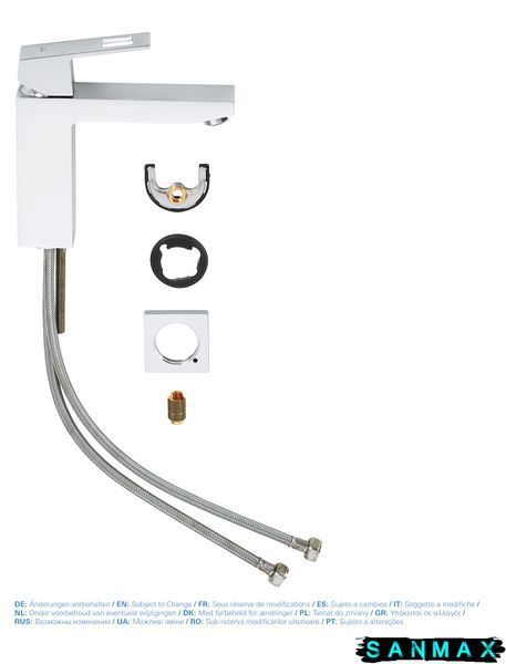 Змішувач для умивальника M-розміру Grohe Eurocube (23446000) 23446000 фото