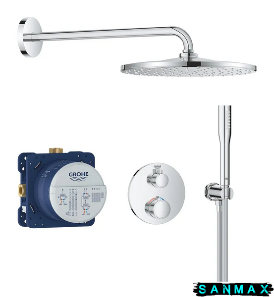 Система з термостатом прихованого монтажу з Rainshower Mono 310 Grohe Grohtherm Душова (34869000) 34869000 фото