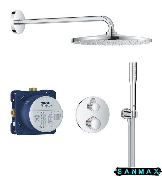 Система з термостатом прихованого монтажу з Rainshower Mono 310 Grohe Grohtherm Душова (34869000) 34869000 фото
