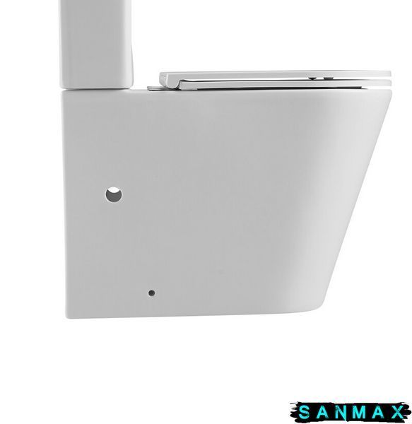Чаша унітазу-компакту Mixxus Premium Bevel-0401-T1 Bowl 625х390х845 Tornado 1.0 без сидіння (MI8348) MI8348 фото