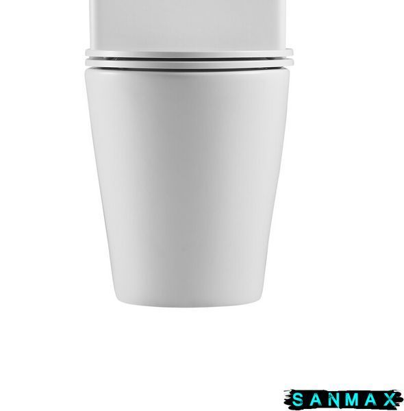 Чаша унітазу-компакту Mixxus Premium Bevel-0401-T1 Bowl 625х390х845 Tornado 1.0 без сидіння (MI8348) MI8348 фото