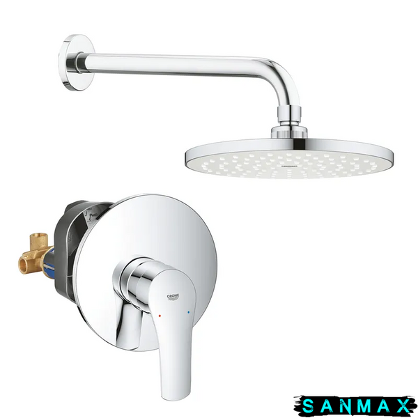 Набір для душу з верхнім душем Grohe Eurosmart UA33556003 (33556003+28576000+27541001) (UA33556003) UA33556003 фото