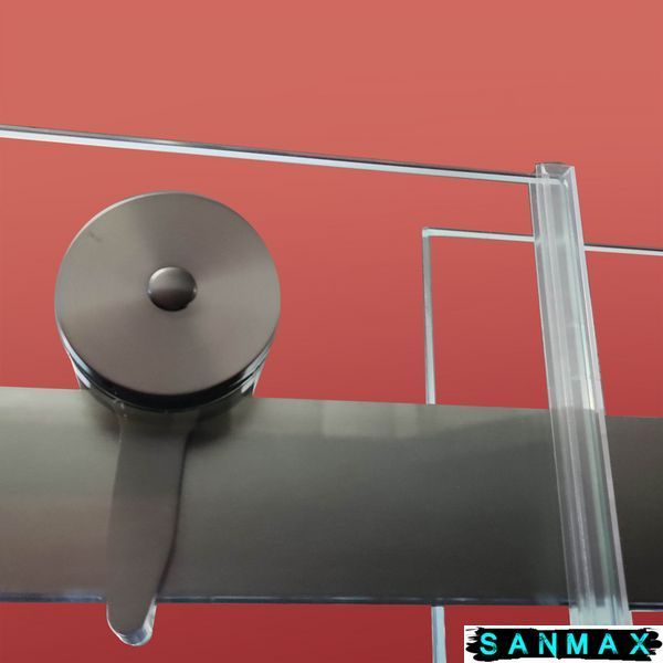 Двері в нішу Koer SR SD01-120x200-TR-07 прозоре скло Easy Clean 8мм, графіт (KR5378) KR5378 фото