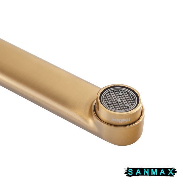 Змішувач для ванни Haiba Gaudi 006 Euro Brushed Gold (HB9598) HB9598 фото