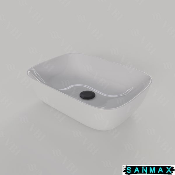 Умивальник накладний Vbi Ravenna Білий VBI-011200 фото
