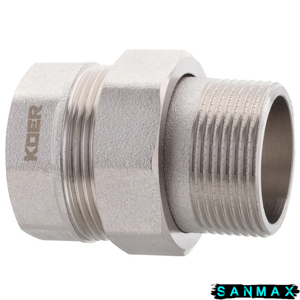 Згін американка 3/4 прямий Koer KR.341 (KR0132) KR0132 фото