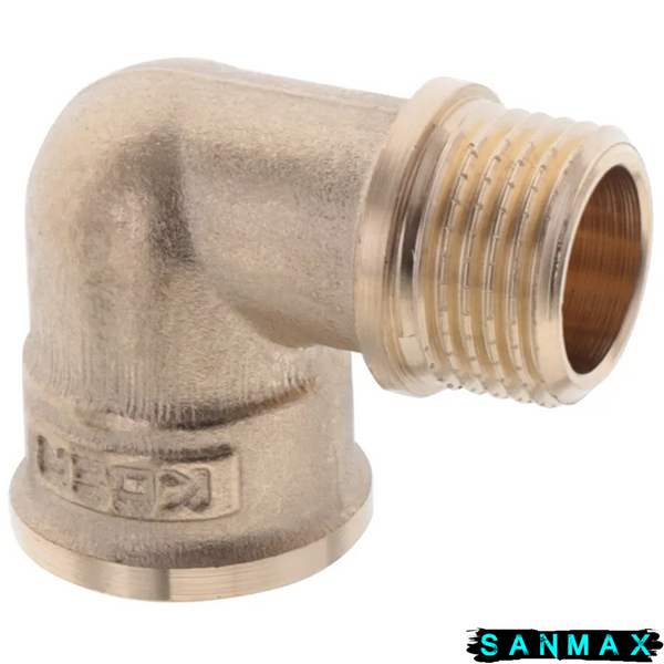 Кут латунний 1/2 внутрішня-зовнішня Koer KF.L06MF.WN (KR2998) KR2998 фото