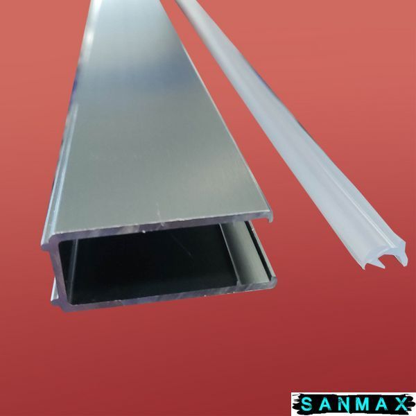Двері в нішу Koer SR SD01-120x200-TR-07 прозоре скло Easy Clean 8мм, графіт (KR5378) KR5378 фото