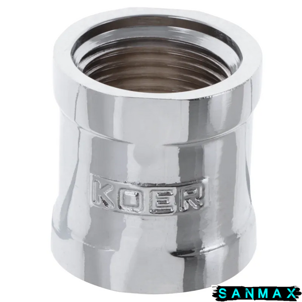 Муфта хромована 1/2 Koer KF.C06.chr (KF0116) KF0116 фото