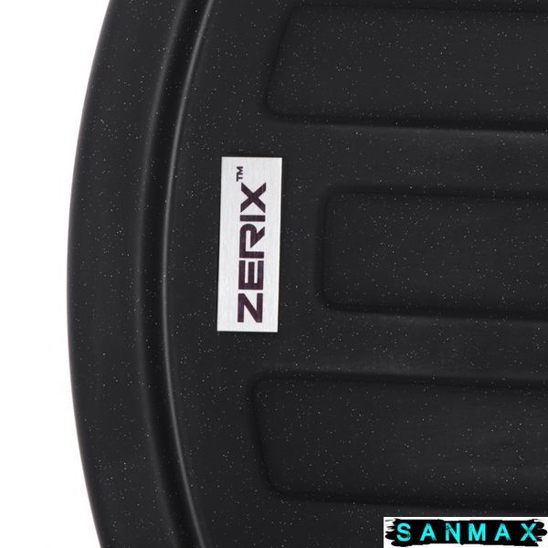 Мийка кухонна Zerix ZS-7750R-14 Чорний металік (ZX4562) ZX4562 фото