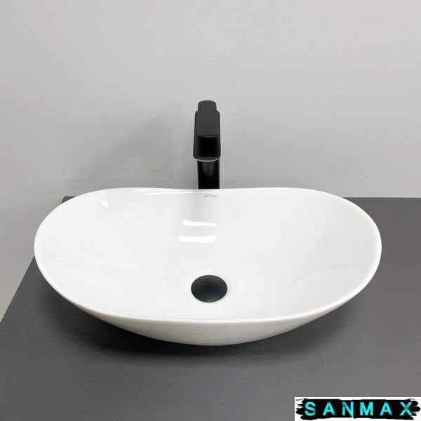 Умивальник накладний Vbi Turin S Білий VBI-011515 фото
