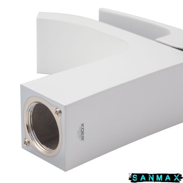 Змішувач для умивальника Koer KB-12007-04 Хром Білий (KR5151) KR5151 фото