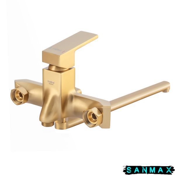 Змішувач для ванни Haiba Gaudi 006 Euro Brushed Gold (HB9598) HB9598 фото